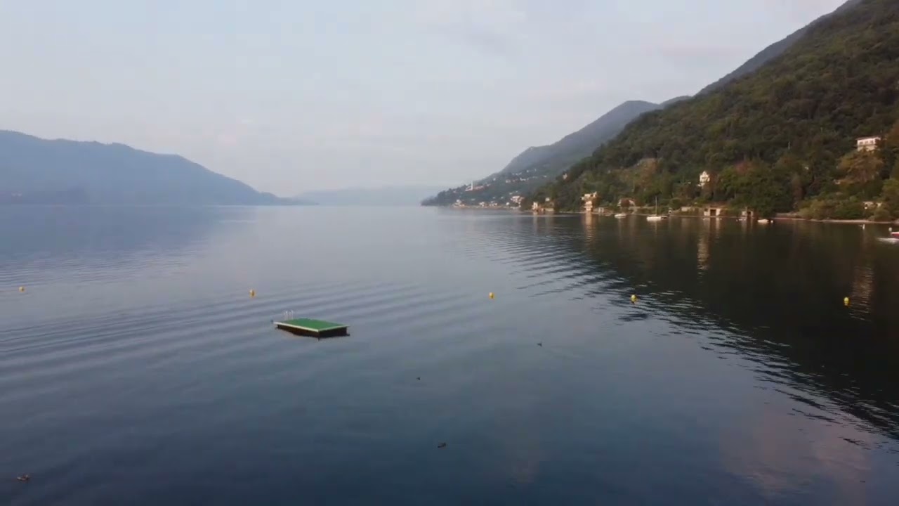 camping Cannero Rivièra Lido in alle vroegte...