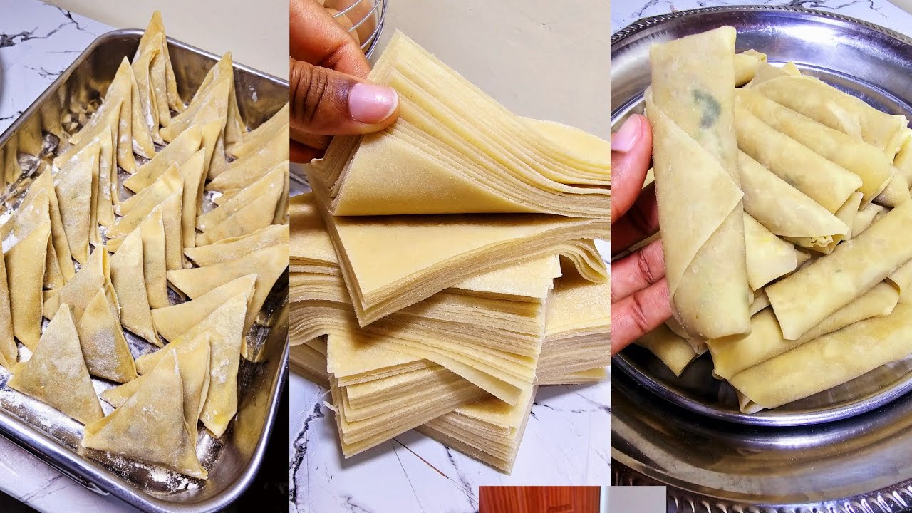 KUTENGENEZA MANDA/SAMOSA SHEETS/SPRINGROLLS SHEETS