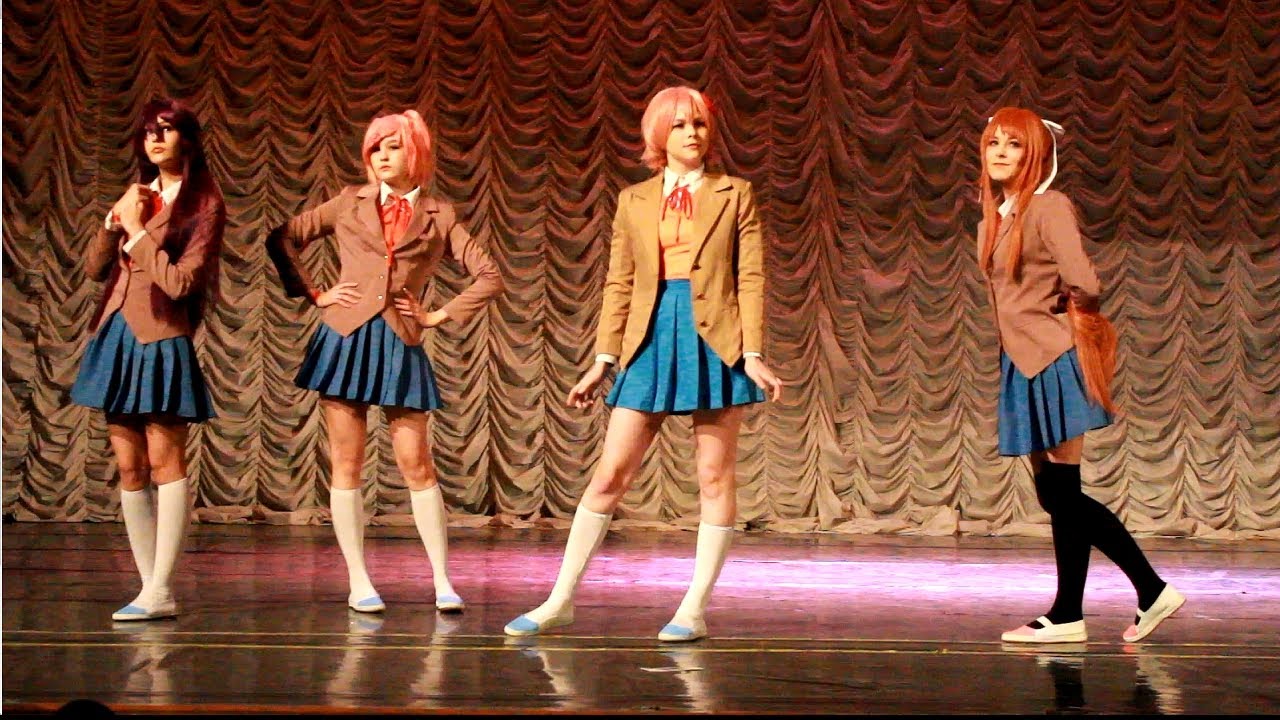 Doki Doki Literature Club! Cosplay On Stage Performance (Just Monika)