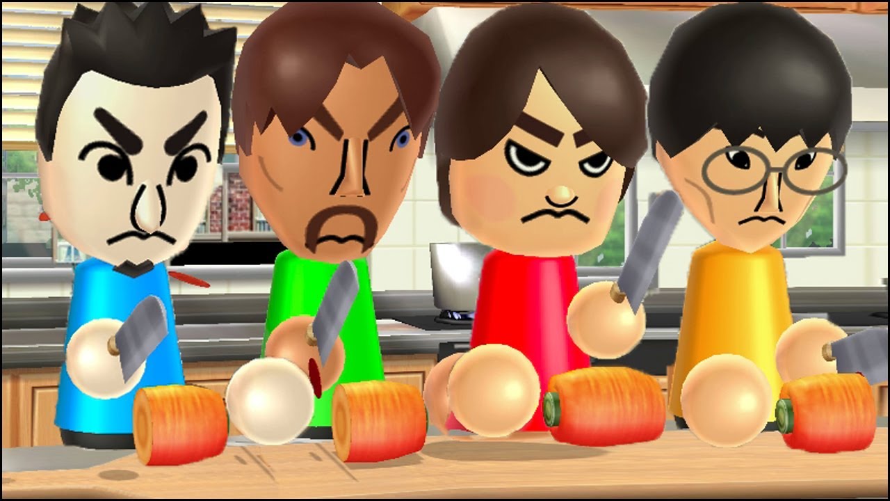 Wii Party MiniGames - Player Vs Hiromi Vs Gabriele Vs Ren (4 Players On Advanced Difficulty)