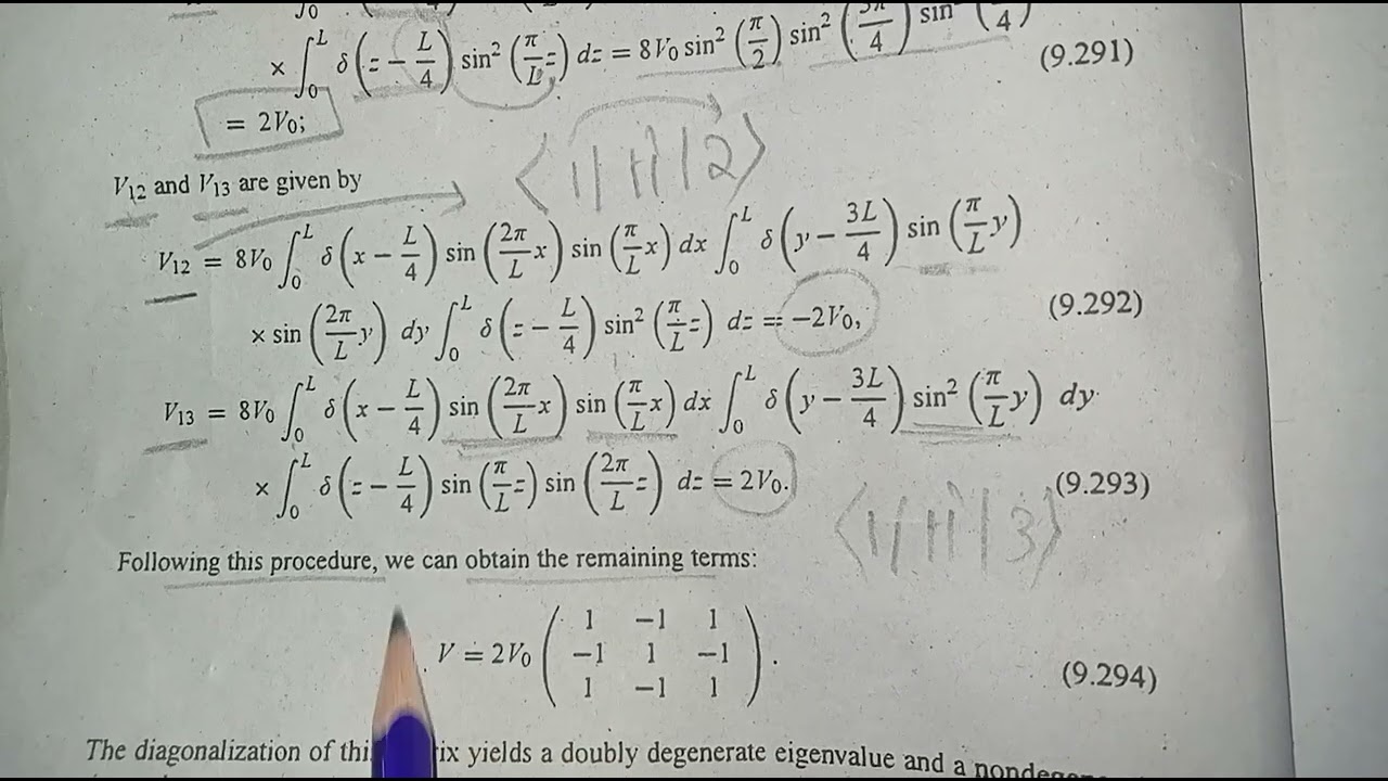 (part 9)Quantum mechanics by zettli chapter 9 problem 9.3 solution 