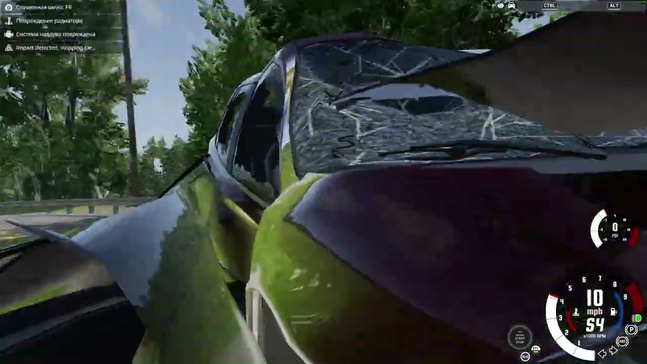 Аварии в BeamNG.drive (последняя самая крутая)