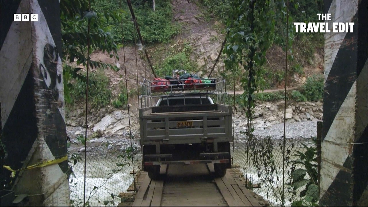 Terrifying Bridge Crossing in Peruvian Amazon | World's Most Dangerous Roads | The Travel Edit