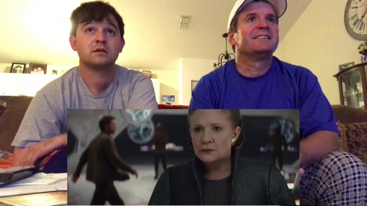 MY DAD AND I WATCH The Star Wars Episode 8 trailer 2