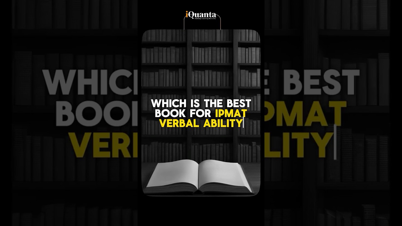 Best Book for IPMAT Verbal Ability | Best IPMAT Books | Best Books for IPMAT 2026 Preparation