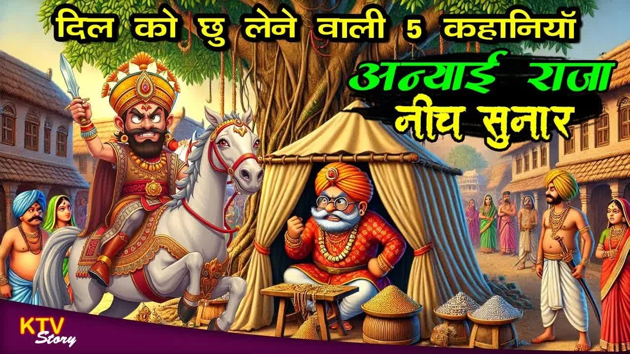 KTV565 अन्याई राजा और नीच सुनार, ANYAYI RAJA AYR NICH SONAR, 5 ROCHAK KAHANIYA, @KTVSTORY.