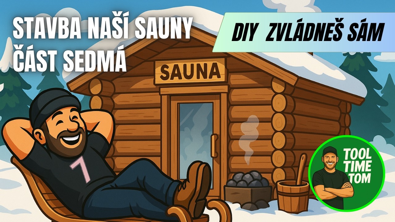 Jak postavit SAUNU? Díl 7: Detaily, tmelení a broušení do hladka! 🪵✨