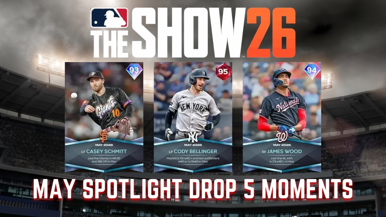 MLB The Show 26: как выполнить моменты программы May Spotlight Drop 5 (около 30 минут)