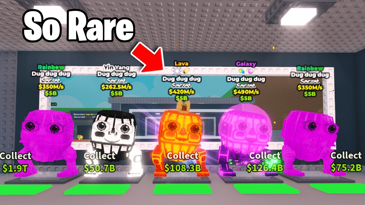 Trading The RAREST Dug Dug Dugs In Roblox Steal a Brainrot!