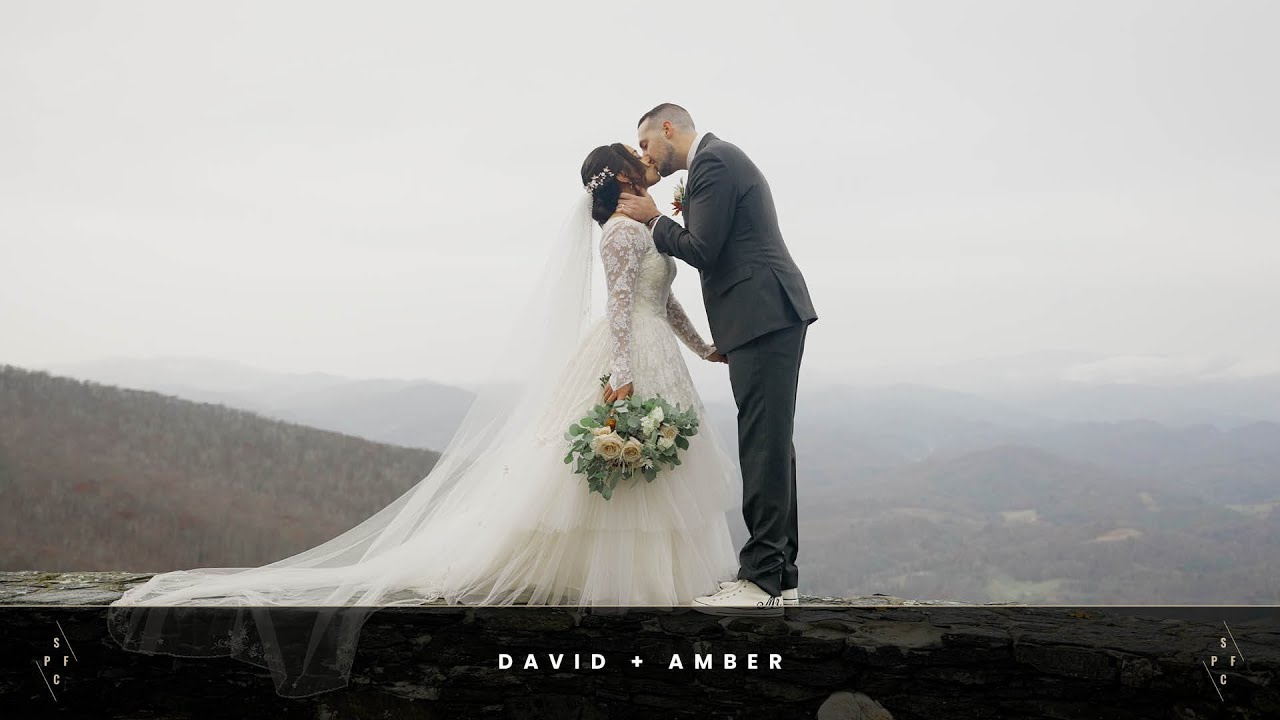 David & Amber | Stunning Mountain Side Wedding Video in Asheville, NC