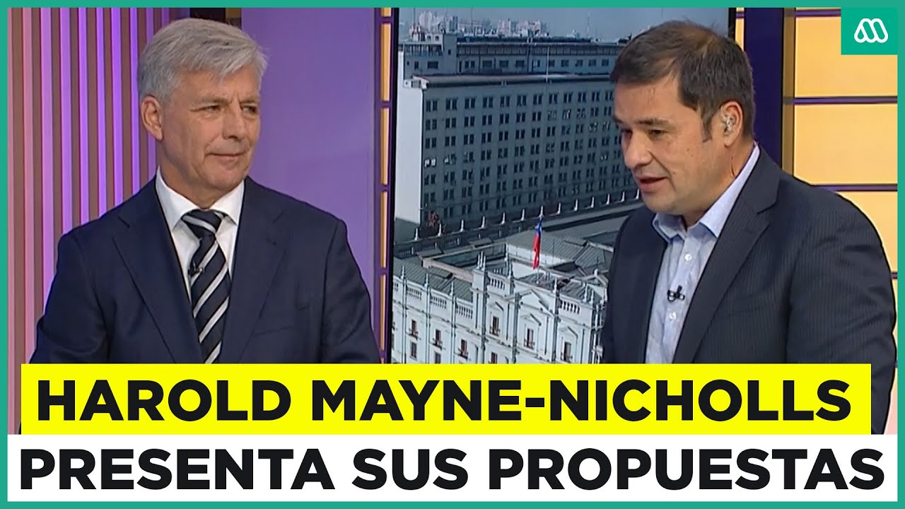Harold Mayne-Nicholls present&oacute; sus principales propuestas presidenciales