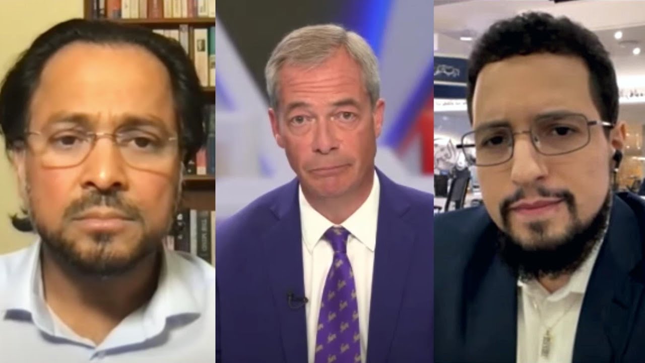 Nigel Farage SHUTS DOWN Ajmal Masroor & Radical Protesters!