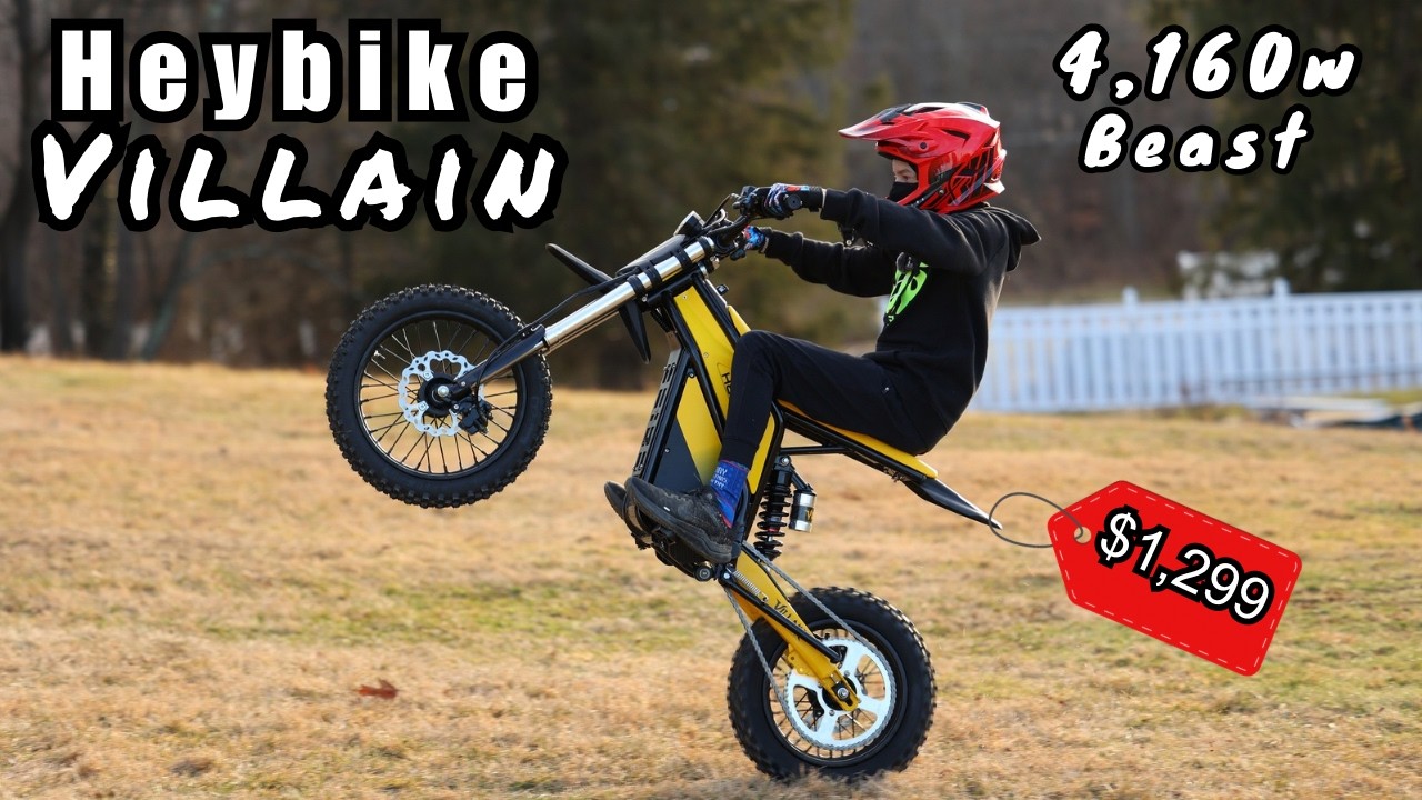 Обзор электрического внедорожного мотоцикла Heybike Villain ~ Особенности, превосходящие конкурентов