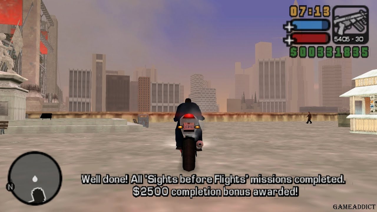 GRAND THEFT AUTO Liberty City Stories : Side Mission : See The Sight Before Your Flight, 12 Sights