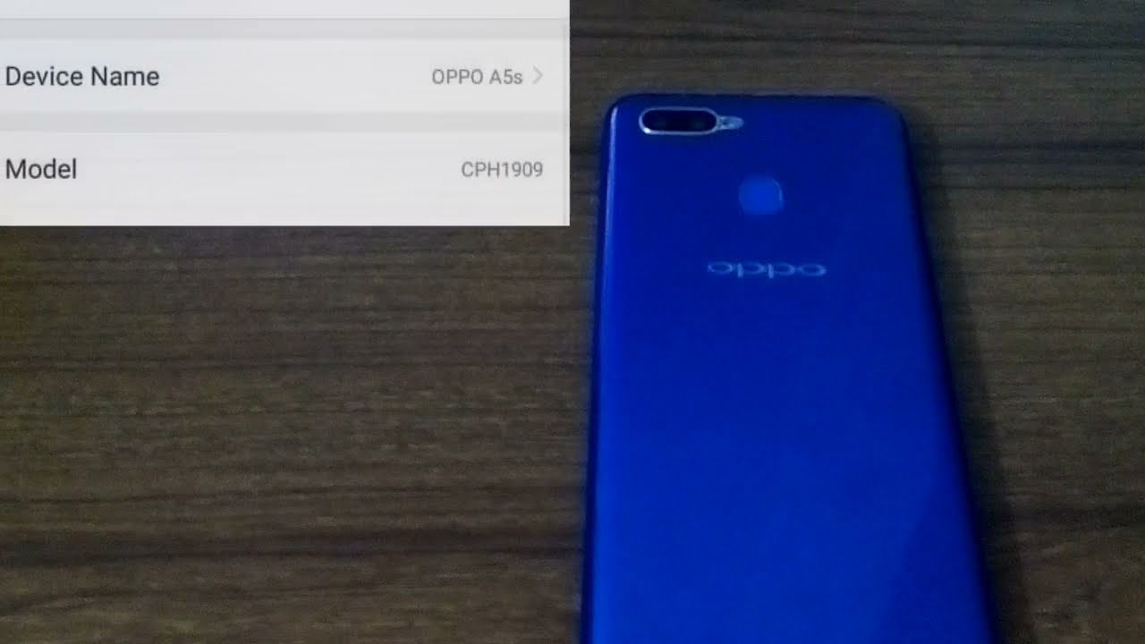 Hard Reset OPPO A5s CPH-1909 Phone