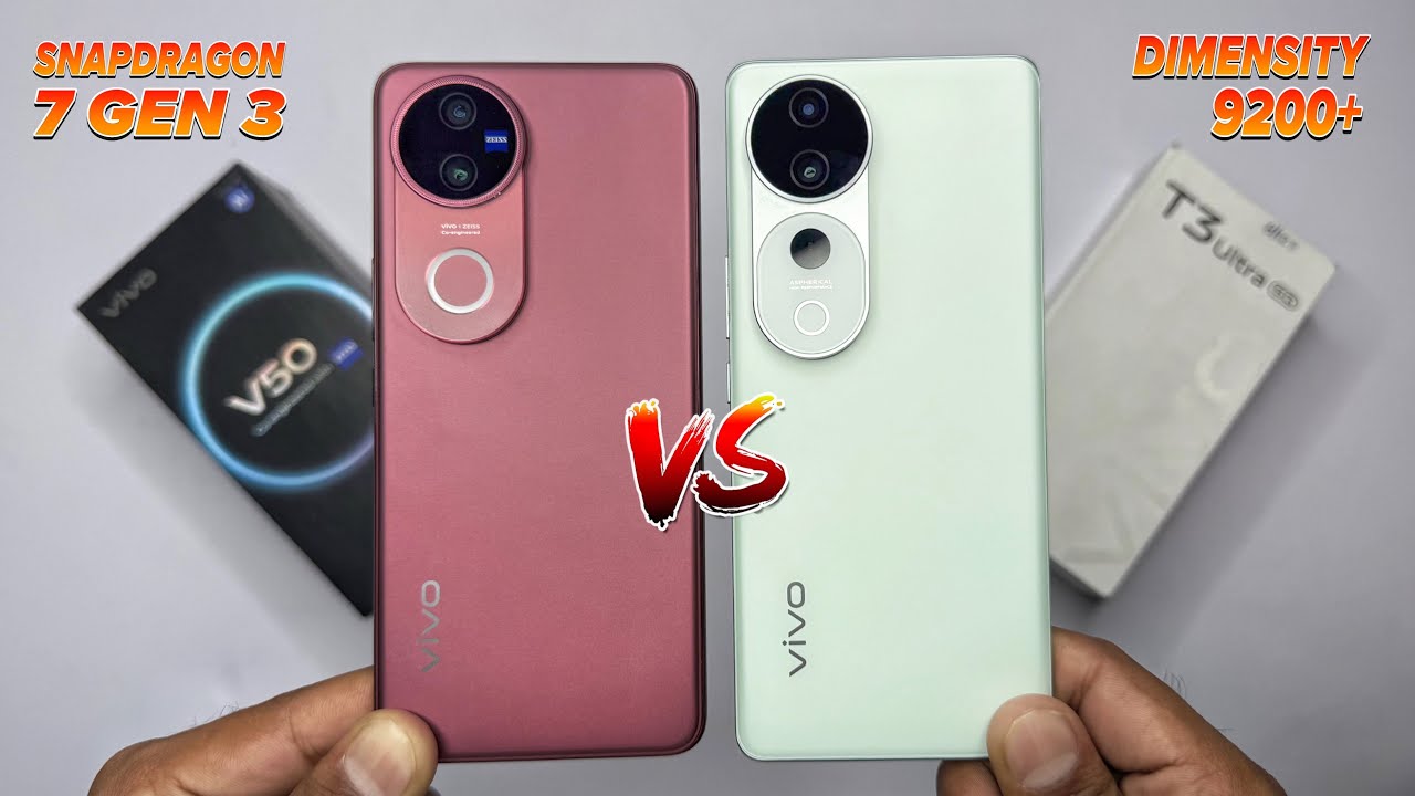 Vivo V50 5G Vs Vivo T3 Ultra 5G Full Comparison | Paisa Barbaad Ya Paisa Wasool !