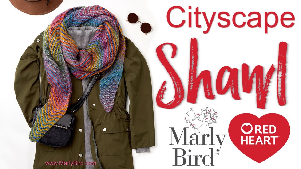 How to Knit Beginner Cityscape Shawl