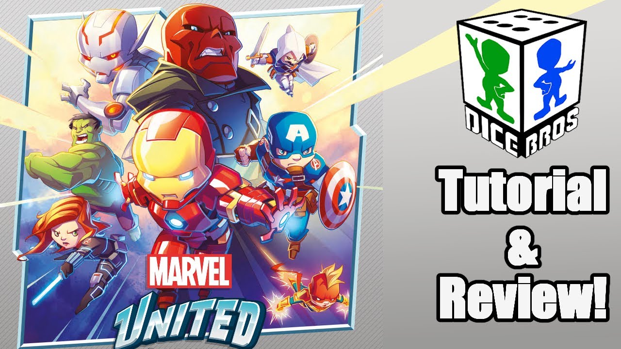 Tutorial & Review: Marvel United (CMON) - AVENGERS ASSEMBLE!