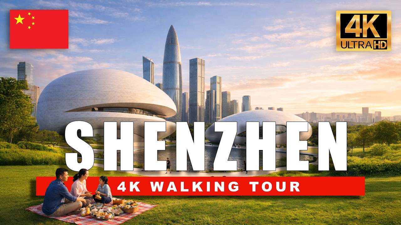 China’s MOST Futuristic City in 4K 🇨🇳 | Shenzhen Walking Tour