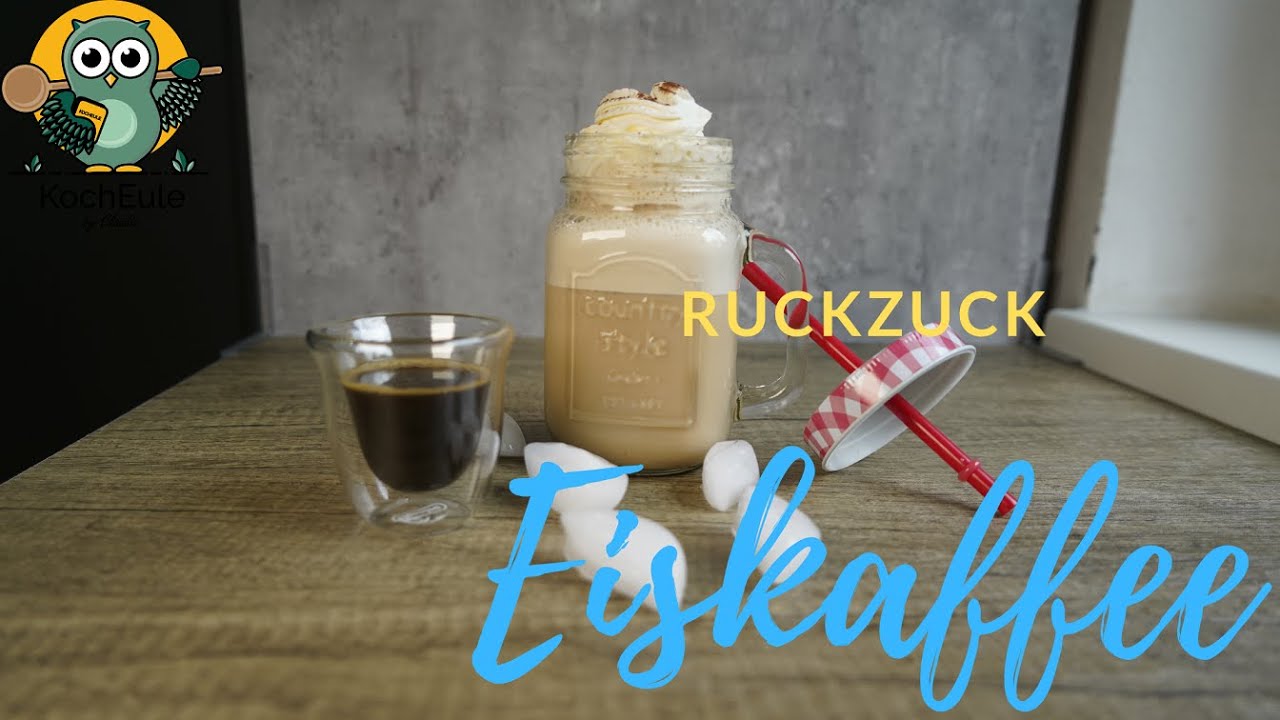 blitzschneller Kaffee Frappé | kein kalter Kaffee | kein Eis | kein Löskaffee | Eisliebe ♥️ 𝑲𝒐𝒄𝒉𝑬𝒖𝒍𝒆