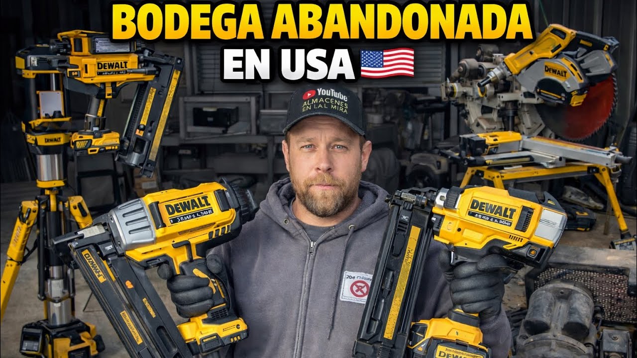 ¡COMPRÉ UN ALMACÉN LLENO DE HERRAMIENTAS DEWALT! 😱💰 ¿Valió la pena?