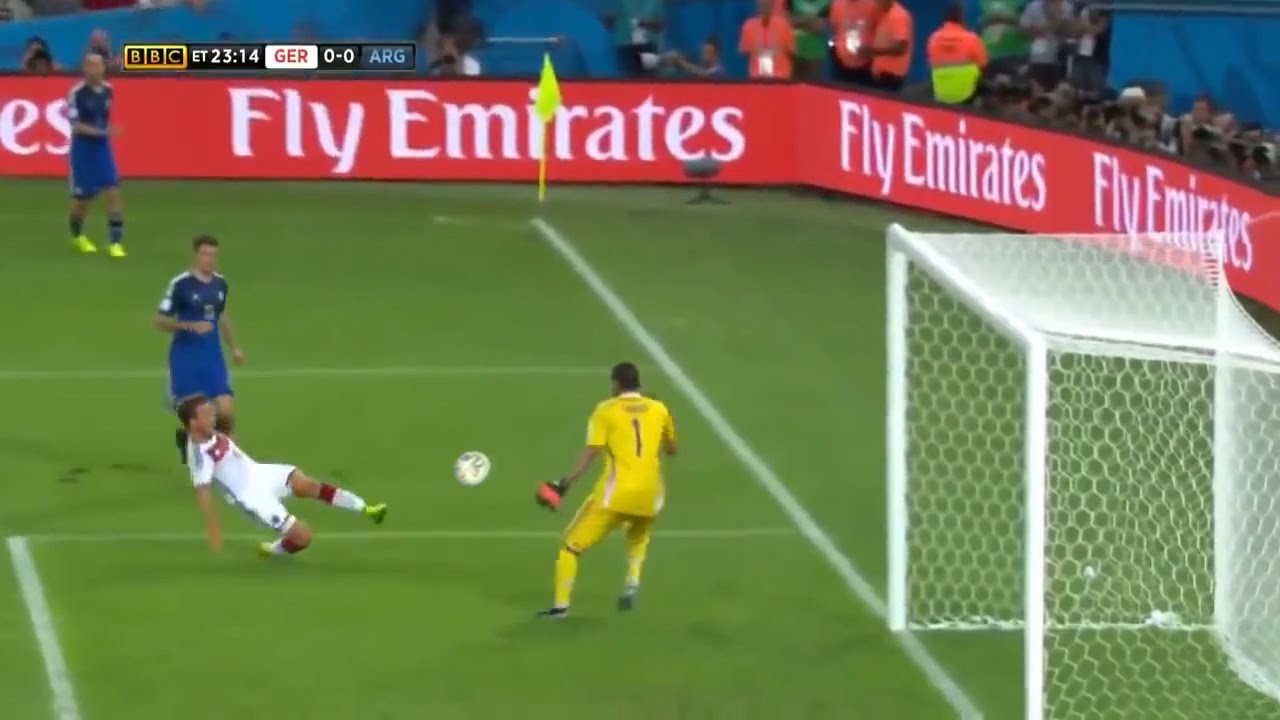 Gotze falla en la final del mundo