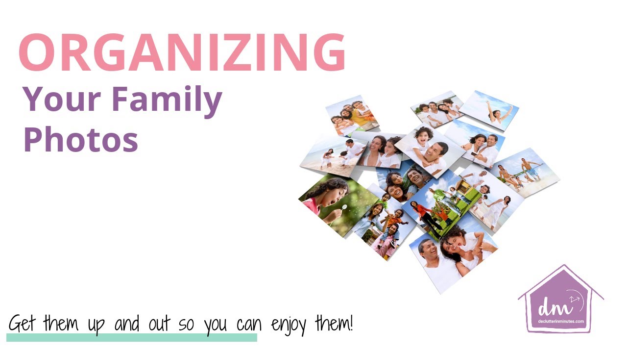 How to Declutter and Organize Your Family Photos