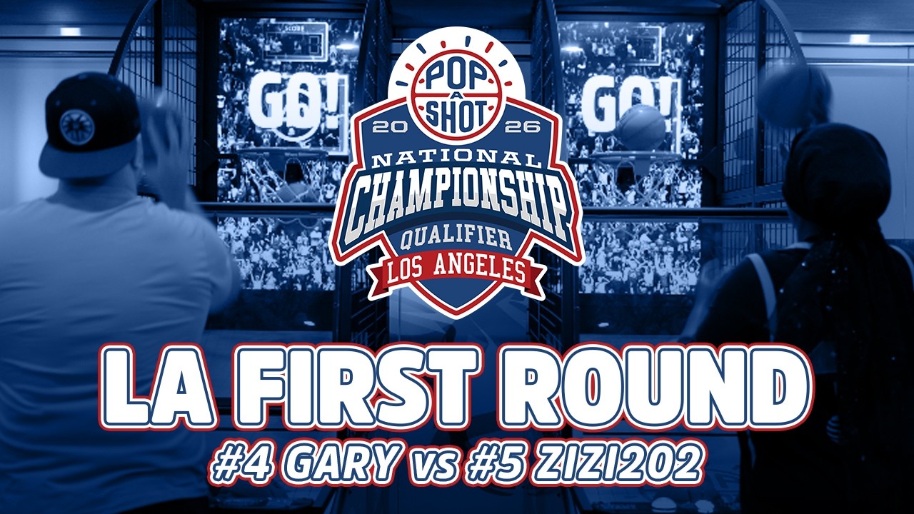 Los Angeles Pop-A-Shot Qualifier | First Round | 4 GARY vs 5 ZIZI202 | Pop-A-Shot
