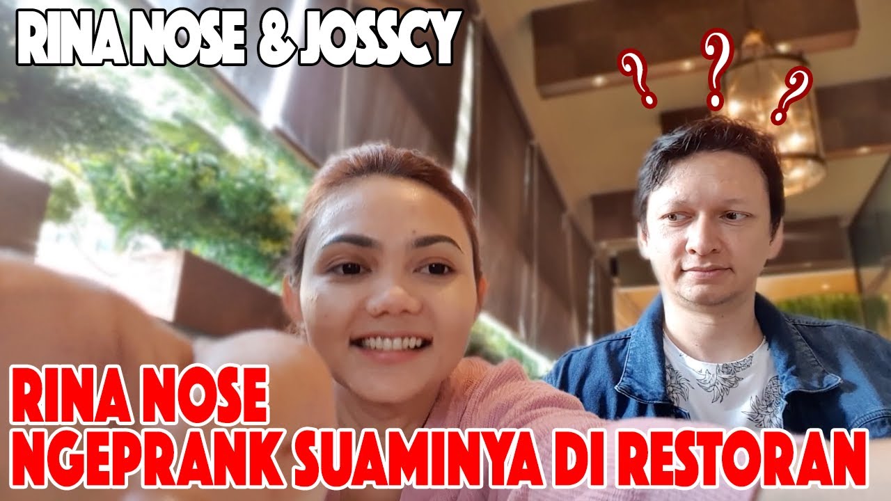 RINA NOSE NGEPRANK SUAMI DI RESTORAN
