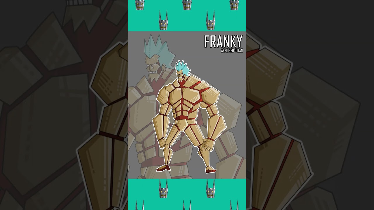 Franky as Armored Titan  | One Piece x Attack on Titan Crossover | 