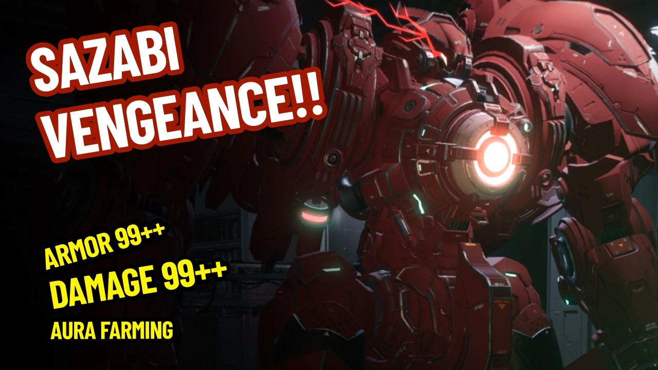 Sazabi Gundam Vengeance - Mecha Break