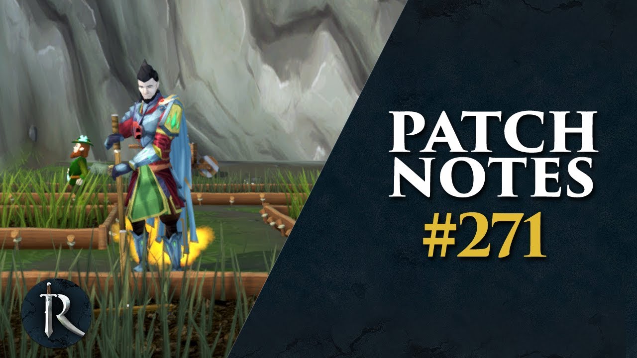 RuneScape Patch Notes #271 - 3rd June 2019