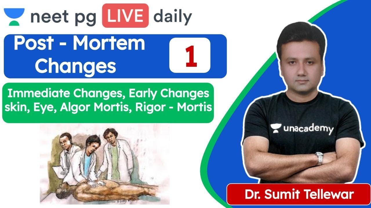 Post - Mortem Changes L1 | Cracking Forensic | Unacademy NEET PG | Dr. Sumit Tellewar