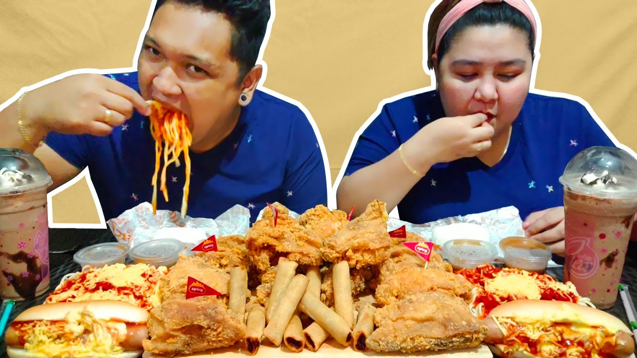 JOLLIBEE CHICKEN JOY MUKBANG