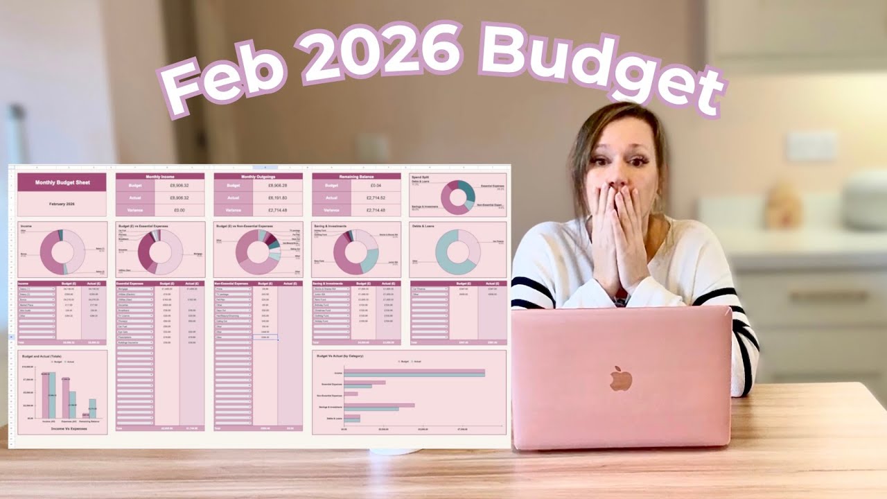 Planning Our February Budget With Extra Income | UK Family Budget & Monthly Bills