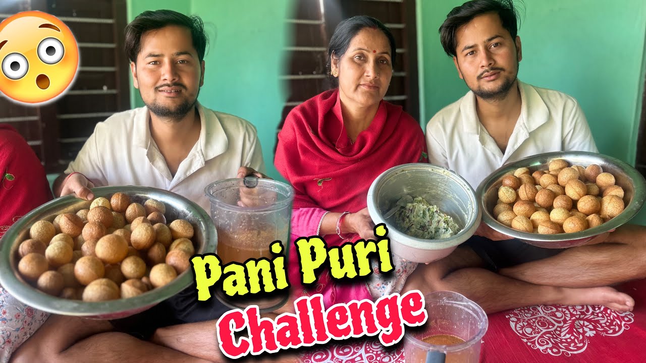 GHAR MAI AJA PANI PURI BANAYIYO😊Himal Bhandari