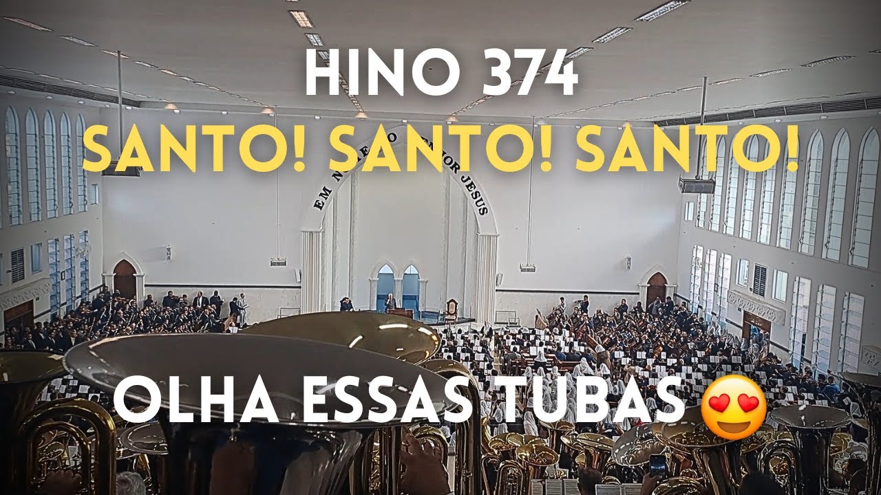 HINO 374 SANTO! SANTO! SANTO! ❘ ENSAIO REGIONAL CCB TRANSILVÂNIA (+ DE 150 TUBAS)