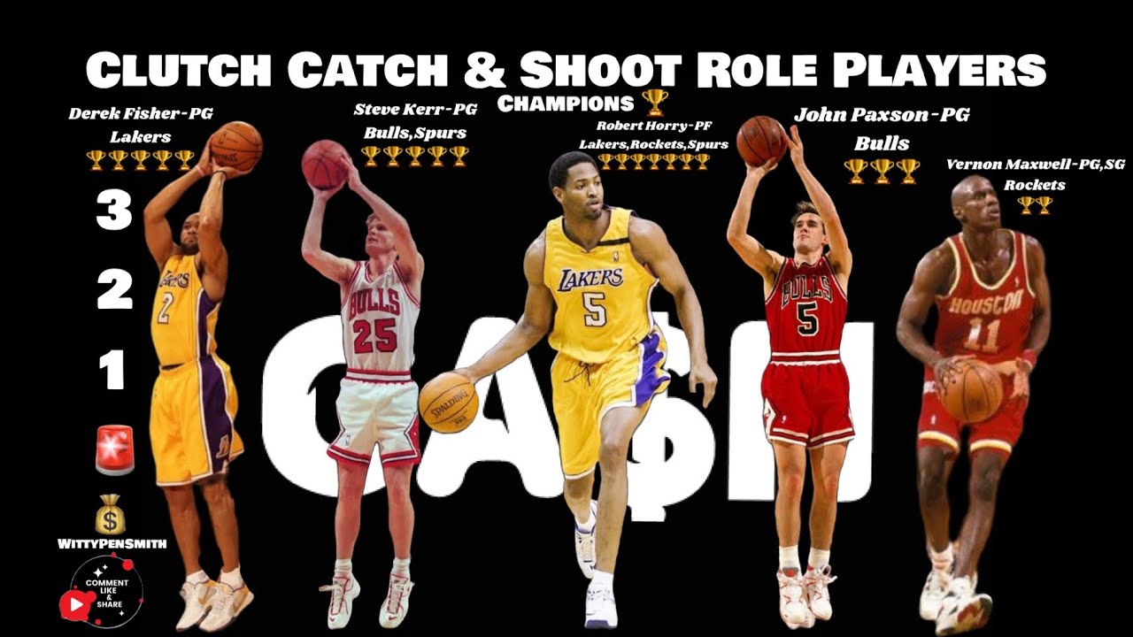 Clutch Catch & Shoot Role Players. Best Of All Time! All Champs! #NBA