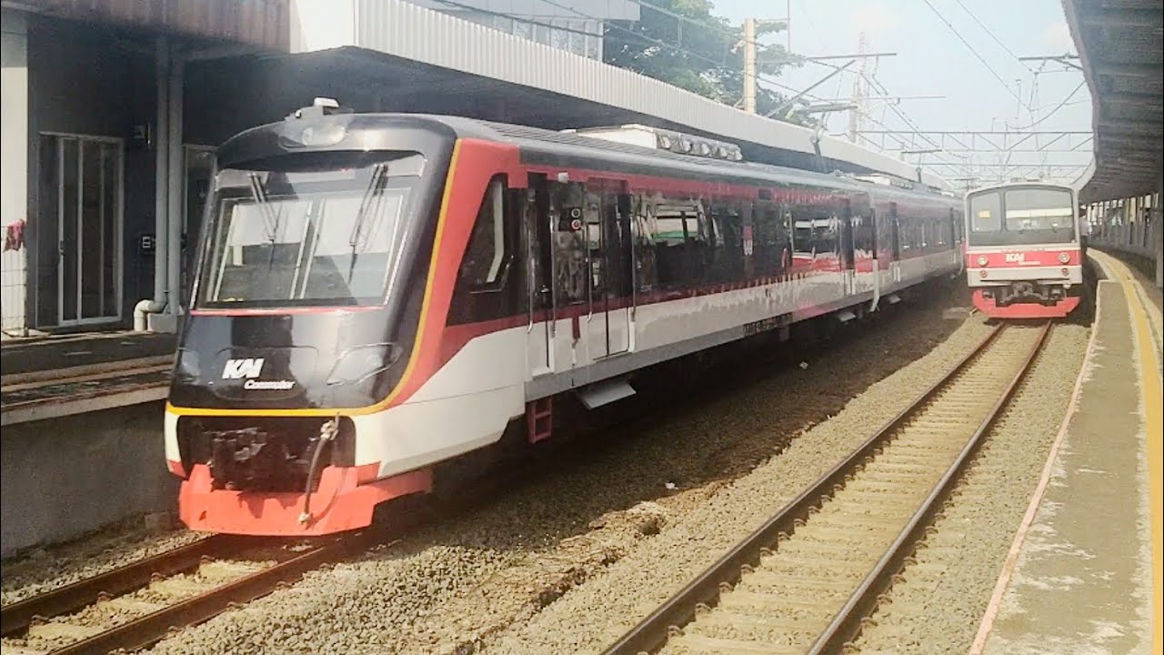 KRL KA BANDARA SOEKARNO-HATTA LIVERY BARU!!! Kompilasi Hunting KRL di stasiun Bojong Indah #krl 
