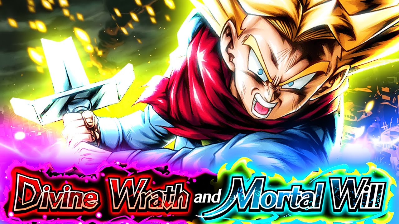 HE HITS REALLY HARD TOO!! | Divine Wrath Mortal Will Stage 9 SSJ Trunks Future | DBZ Dokkan Battle