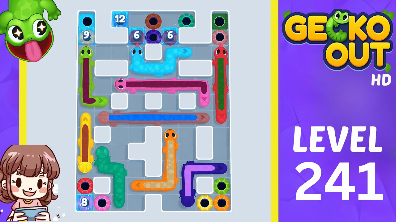 Gecko Out Level 241 Solution Walkthrough