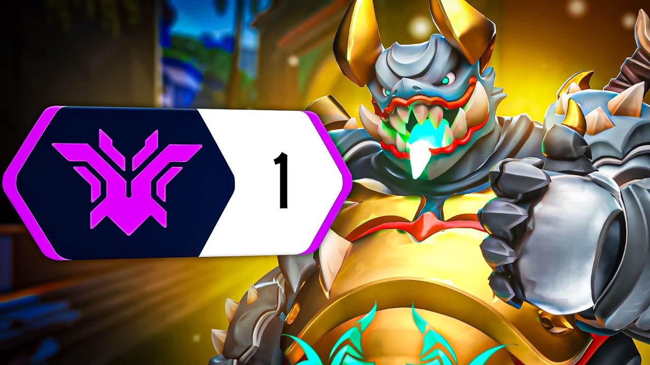 POV: YOU'RE THE HIGHEST RANK IN THE GAME | Overwatch