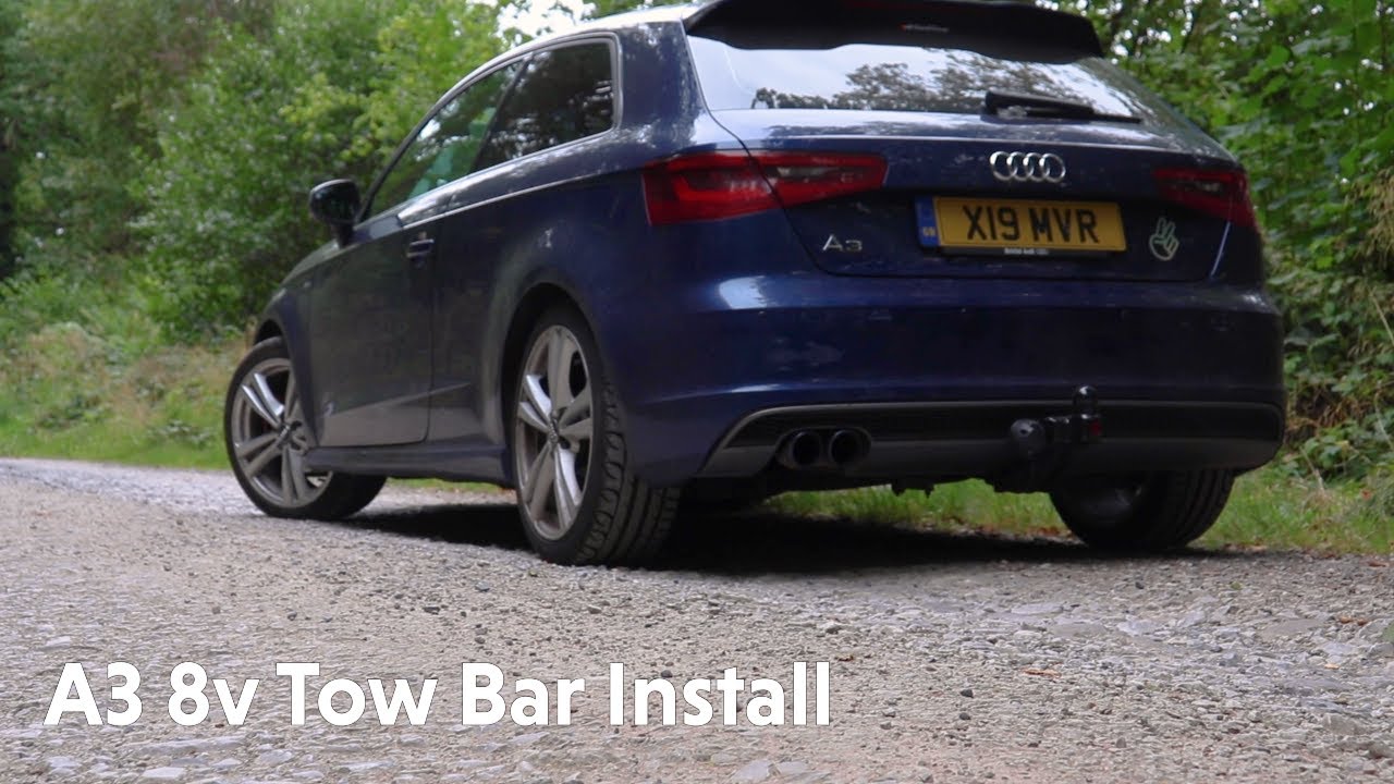 Проект Audi A3 8v, эпизод 15 - Установка фаркопа - с фланцем