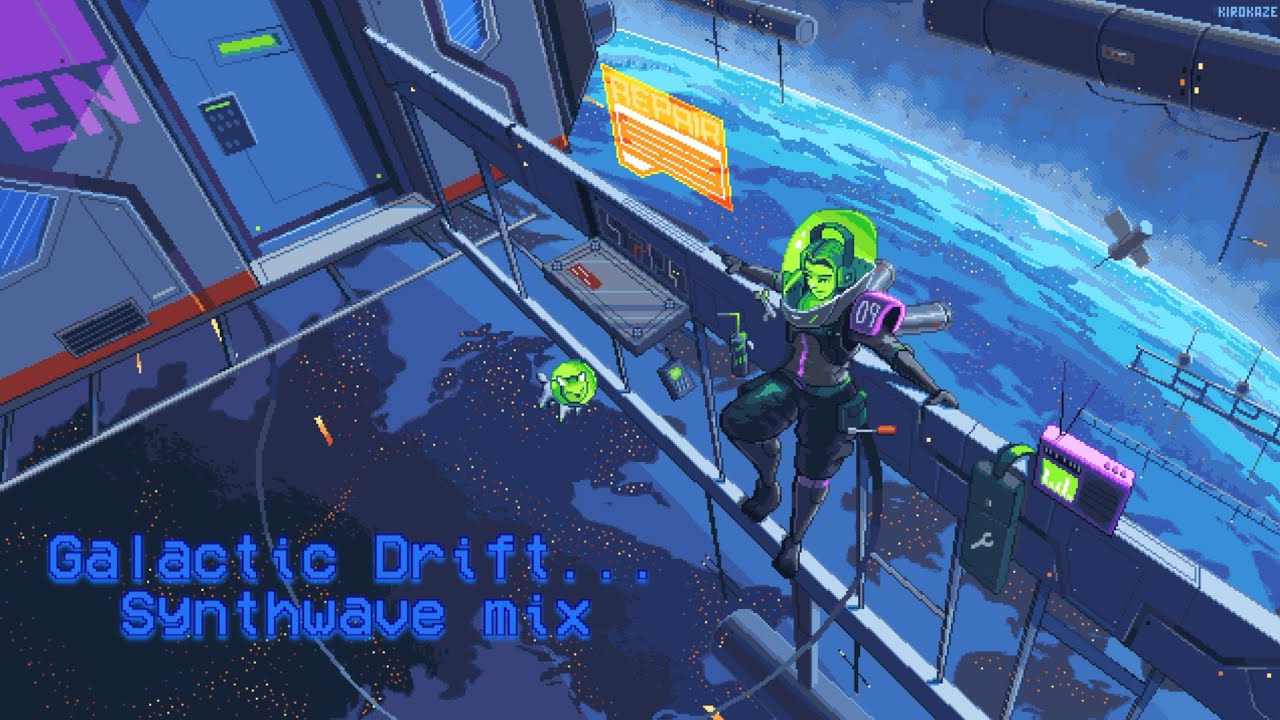 Galactic Drift - a Synthwave Mix