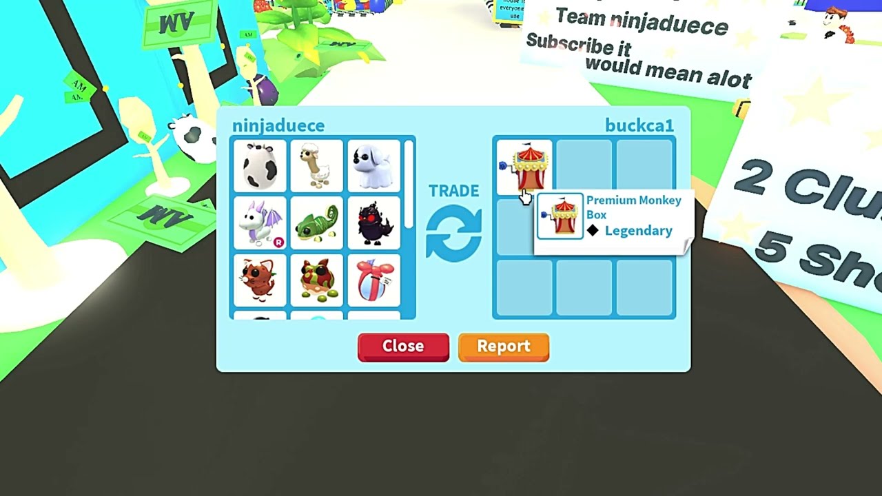 I Got a Premium Monkey Box in Adopt me