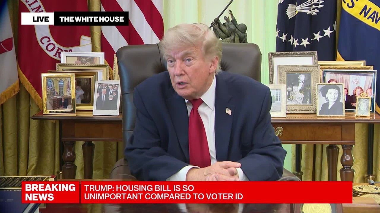 Housing Bill Is So Unimportant Compared To Voter ID Says Trump (Q&A)