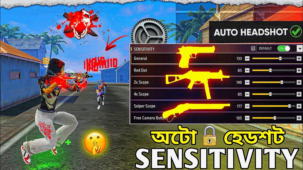 NEW ( হেডশট সেনসিভিটি ) NO RECOIL SENSI হেডশট লাগবেই 🤯 || FREE FIRE NEW SENSITIVITY SETTING ⚙️ 2025