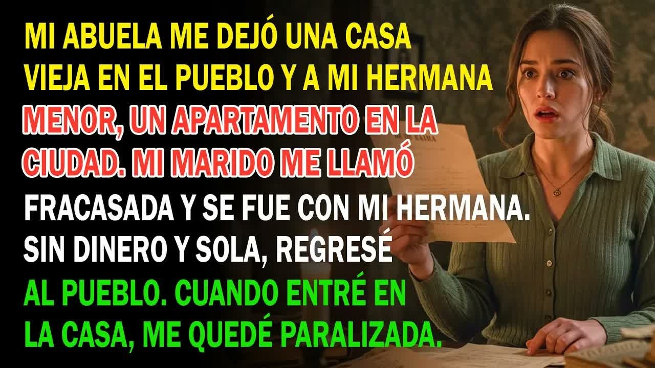Mi Marido Se Fue Con Mi Hermana Cuando Heredé La Vieja Casa De Mi Abuela, Pero Cuando Yo