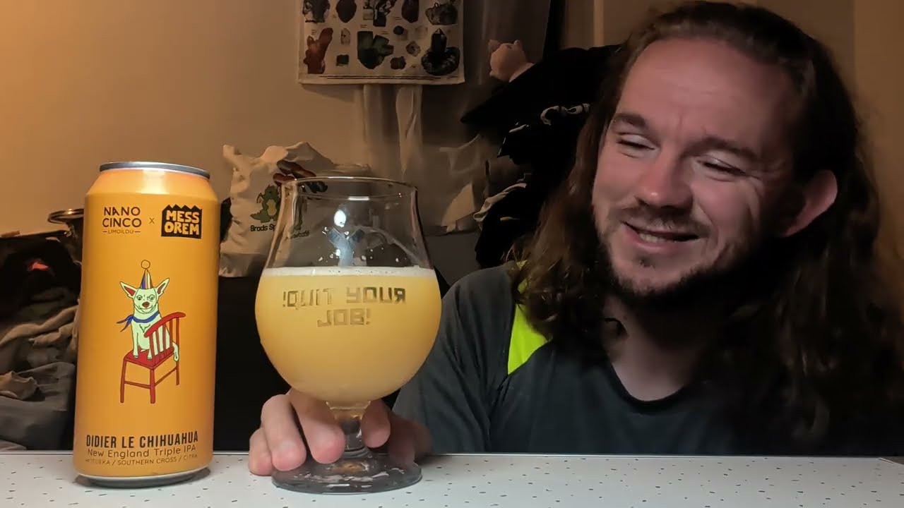 Beer Review #4445: Nano Cinco & Messorem - Didier Le Chihuahua (QC, #Canada) #Beer #CraftBeer