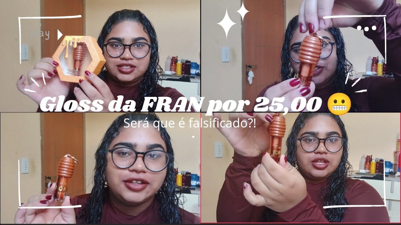 Não Imaginam Onde foi Fabricado! Comprei um Gloss da Francine Ehlke Falsificado e Mostrei Tudo 😮🫥